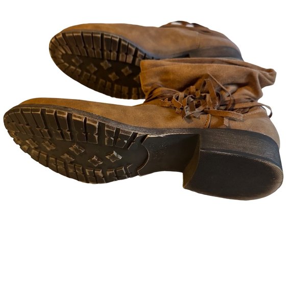 Mudd brown ankle fringe size 10 M boots - Picture 6 of 8